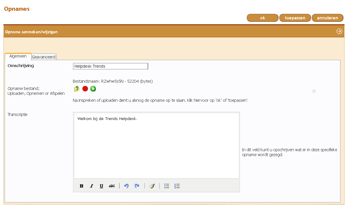 Telefonie-Extra-Opnames-aanmaken-wijzigen-tab-Algemeen-NEW
